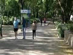 Delhi: People return for morning walk at Lodhi garden 