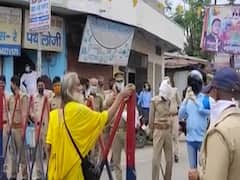 Bahraich में कोरोना संदिग्ध का बीच सड़क पर ड्रामा