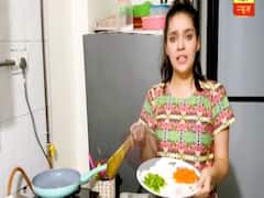 Mansi Srivastava cooking pasta in lockdown
