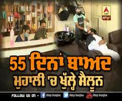 Mohali 'ਚ 55 ਦਿਨਾਂ ਬਾਅਦ ਖੁੱਲ੍ਹੇ salon