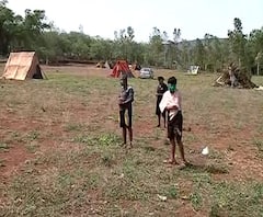 Kolhapur Bamani village | कोल्हापूर जिल्ह्यातील मौजे बामणे गावात नागरिकांना माळरानावर झोपड्या बांधून राहण्याची वेळ