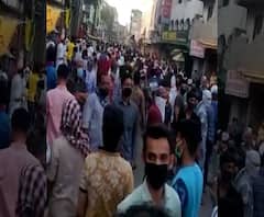 Nagpur Corona | नागपूरच्या मोमीनपुरात लोकं रस्त्यावर, पोलिसांकडून दुर्व्यवहार होत असल्याचा आरोप