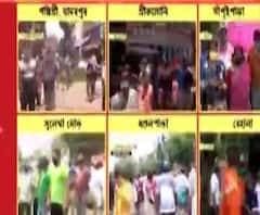 দেখুন, উমপুনের পর শহরের বিভিন্ন জায়গায় পানীয় জল এবং বিদ্যুতের দাবিতে বিক্ষোভ