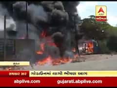 સુરત: પલસાણામાં પ્લાસ્ટિકના ગોડાઉનમાં લાગી ભીષણ આગ, ફાયર વિભાગની 6 ગાડીઓ ઘટના સ્થળે, જુઓ વીડિયો
