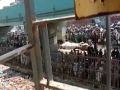 Thousands gather at railway station post special trains rumours spread in Mumbai