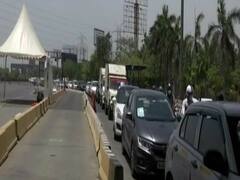 Lockdown में छूट से नोएडा-दिल्ली बॉर्डर पर लगा भयंकर जाम