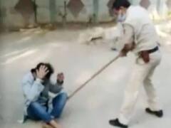 युवक को बेरहमी से पीटने का दिल्ली पुलिस का वीडियो वायरल, देखिए क्या है पूरा मामला