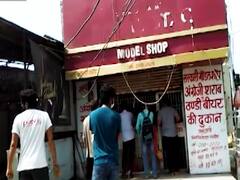 Noida: Liquor store owners welcomed with applause