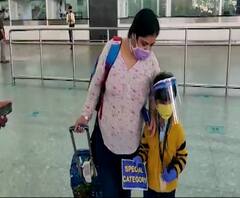 #Lockdown | दोन महिन्यांनंतर आईला भेटण्यासाठी पाच वर्षीय चिमुकल्याचा एकट्याने विमानप्रवास