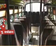 করোনা সংক্রমণ ঠেকাতে অভিনব উদ‍্যোগ, বাসের মধ্যে আসনের মাঝে টাঙানো হল প্লাস্টিকের পর্দা