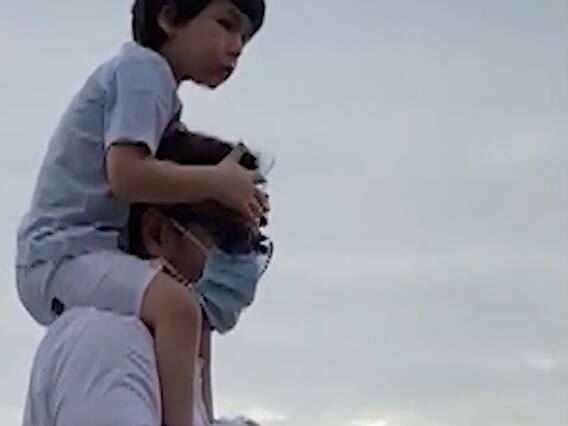 Unlock 1: Taimur को लेकर मुंबई के Marine Drive पहुंचे Saif-Kareena,Police ने की न घूमने की अपील