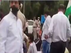Delhi: Congress leaders detained for violating social distancing
