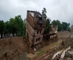 এক্সক্লুসিভ: দেখুন, দাসপুরে কীভাবে তাসের ঘরের মতো ভাঙল চারতলা বাড়ি, ক্ষয়ক্ষতি?