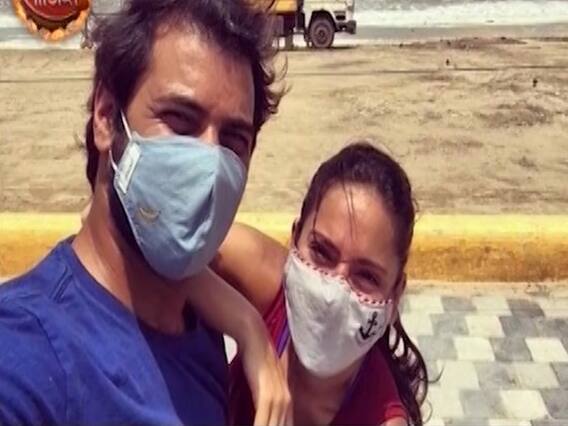 Shabir Ahluwalia and Kanchi Kaul finally step out of their house