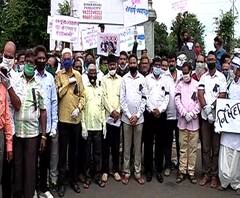 Nabhik Samaj Protest | सलून सुरु करायला परवानगी द्या, कोल्हापुरात नाभिक समाजाचं आंदोलन