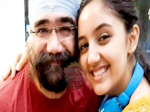 Watch how actress Ashnoor Kaur is celebrating Father's Day at home 
