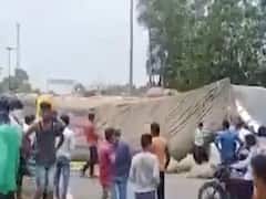 મહીસાગરના લીમડીયા ચોકડી પાસે ગમખ્વાર અકસ્માત, એક સાથે આઠ વાહનોનો અકસ્માત