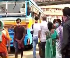 আনলক ওয়ান: জেলায় জেলায় বাস-দুর্ভোগে যাত্রীরা, দেখুন ছবি 