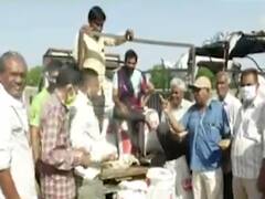 અમરેલીઃ સરકારના આદેશ છતાં ટેકાના ભાવે ચણાની ખરીદી શરૂ ન થતાં ખેડૂતો ઓછા ભાવે ચણા વેચવા મજબૂર