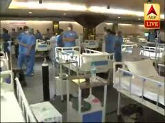 Delhi: बैंक्वेट हॉल में 100 बेड के कोरोना सेंटर का दौरा करने पहुँचे CM Kejriwal