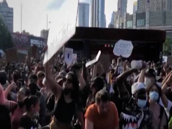 USA में प्रदर्शन और हिंसा के बीच Donald trump के Schedule को किया गया गुप्त 