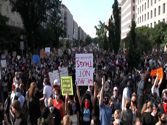 Protests continue in America despite curfew; forces deployed
