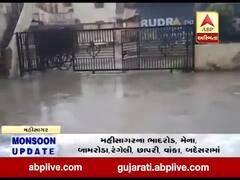 મહીસાગર જિલ્લામાં ભારે પવન સાથે ધોધમાર વરસાદ, જુઓ વીડિયો 