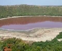 Lonar Lake | बुलडाणा जिल्ह्यातील लोणार सरोवराचं पाणी गुलाबी का? याचं कारण उघड 