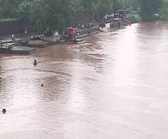 Kolhapur Rains | कोल्हापुरात मुसळधार पावसामुळे पुराचा धोका वाढला; पंचगंगेच्या पाणीपातळीत वाढ