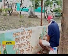 Special Report | ज्येष्ठ साहित्यिक विठ्ठल वाघ यांनी ओसाड उकीरडा असलेल्या भागात फुलवली बाग