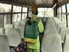 Buses sanitized ahead of services' resumption in UP, Bihar