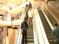 Lucknow: Sanitisation being done in the mall