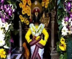 Solar Eclipse | सूर्यग्रहणामुळं पंढरीत विठुरायाला जलाभिषेक, ग्रहण झाल्यावर पुन्हा अभिषेक