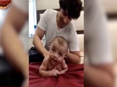 Watch actor Ruslaan Mumtaz's adorable moments with his son 