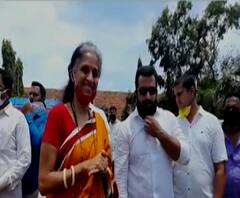 Supriya Sule visits Konkan | खासदार सुप्रिया सुळे रायगड दौऱ्यावर, कोकणातल्या नुकसानीची पाहणी