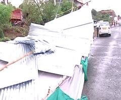 Nisarg cyclone hit Pen|रायगड जिल्ह्यातील पेण तालुक्यात निसर्ग चक्रीवादळाचा हैदोस 