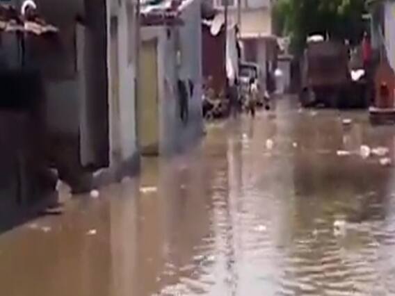 ભાવનગરના કુંભારવાડામાં મઢીયા રોડ પર ભરાયા પાણી, જુઓ વીડિયો