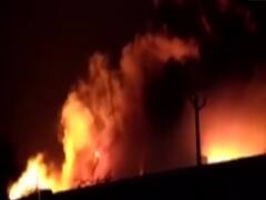 Fire breaks out at a chemical factory in Gujarat