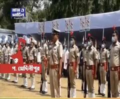 গান স্যালুটে শ্রদ্ধা, শেষকৃত্য সম্মন্ন নিহত সিআরপিএফ জওয়ান শ্যামলকুমার দের