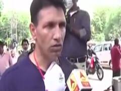 Congress' Jitu Patwari on petrol pump protesting against fuel price hike