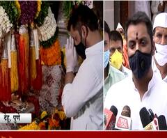 पार्थ पवारांनी घेतलं संत तुकोबांच्या पादुकांचं दर्शन, कोरोनाचं संकट दूर व्हावं, तुकोबा चरणी साकडं