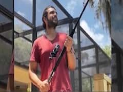 Karan Kundra spends time doing fishing