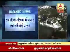 રાજકોટના ગોંડલના ઘોઘાવદર અને બંધિયામાં વરસાદ, જુઓ વીડિયો