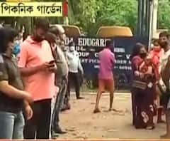 ফি মুকুবের দাবিতে পিকনিক গার্ডেনের স্কুলে উত্তেজনা