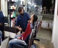 Unlock 1.0 | आर्थिक मदतीसाठी सलून-पार्लर व्यावसायिकांचं आंदोलन, 'माझं दुकान, माझी मागणी'