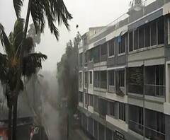 Cyclone Nisarga | अलिबागच्या किनारपट्टीवर चक्रीवादळाची धडक; वादळी वाऱ्यांसह पावसाला सुरुवात