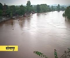 Kolhapur | कोल्हापुरात मुसळधार पाऊस, पंचगंगेचं पाणी वाढल्याने नागरिकांना सतर्कतेचा इशारा