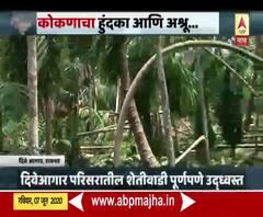 Special Report | Cyclone Nisarga | दिवे आगार परिसरात नारळ पोफळींच्या बागांचं मोठं नुकसान