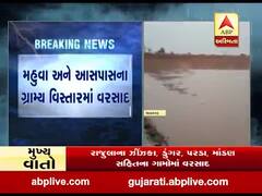 ભાવનગર જિલ્લાના મહુવા અને ઉમરાળા પંથકમાં વરસાદી માહોલ, જુઓ વીડિયો