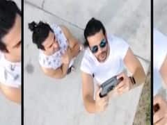 Karan Kundra learns how to fly a drone camera 